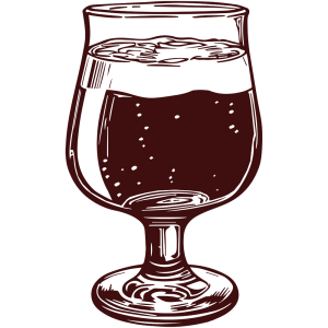 Icon of a tulip beer glass