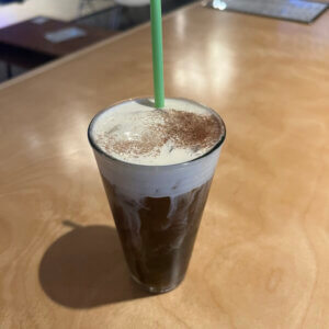 Photograph of the cool beans cocktail at socibowl in Muskegon
