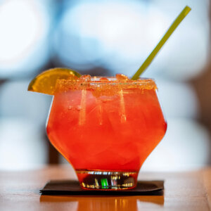 Photo of Blood Orange Margarita at Socibowl in Muskegon