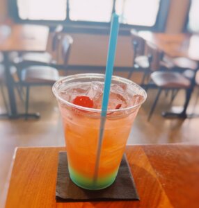 Shark Bite Red Bull Mocktail